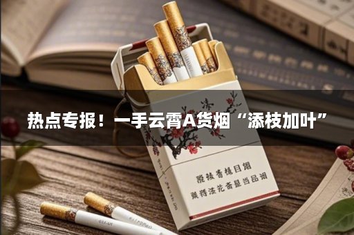 热点专报！一手云霄A货烟“添枝加叶”